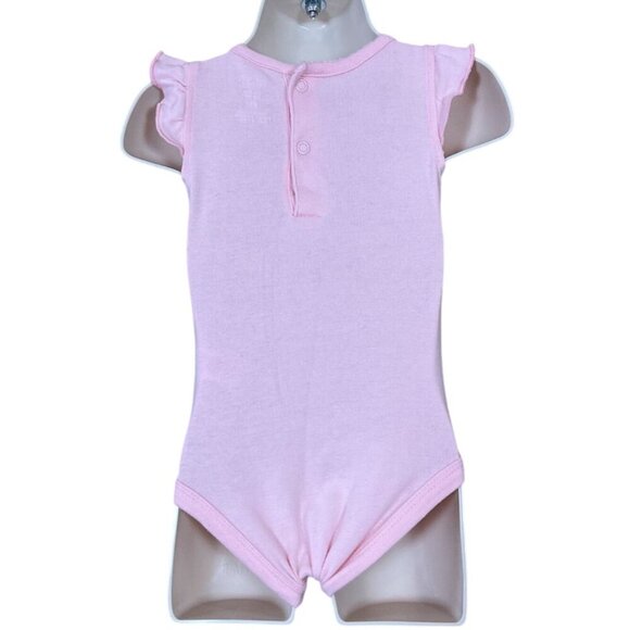 Carters Just One You Peach Polka Dot Shortalls & One Pc Set w/Crab Applique 6M - Picture 7 of 10